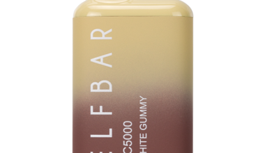 WHITE GUMMY ELF BAR 5000